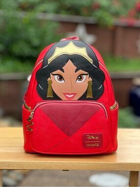 Loungefly Disney Aladdin Red Jasmine Cosplay Mini Backpack EE EXCLUSIVE NWT